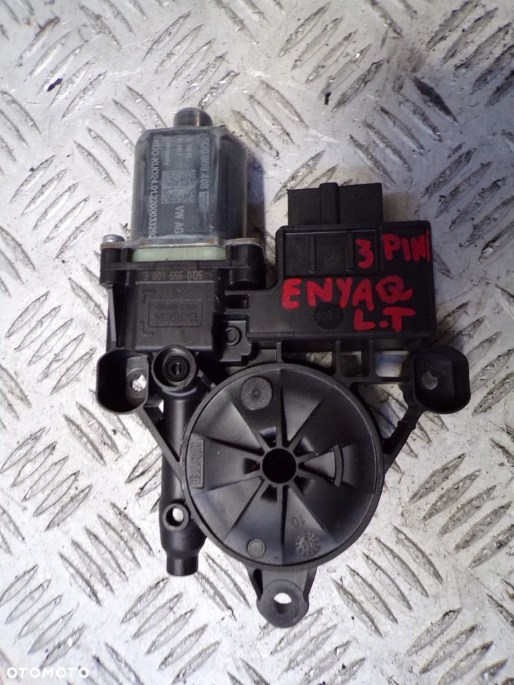 SILNICZEK PODNOSZENIA SZYBY LEWY TYŁ SKODA ENYAQ IV 5Q0959408E 3 PIN - 3