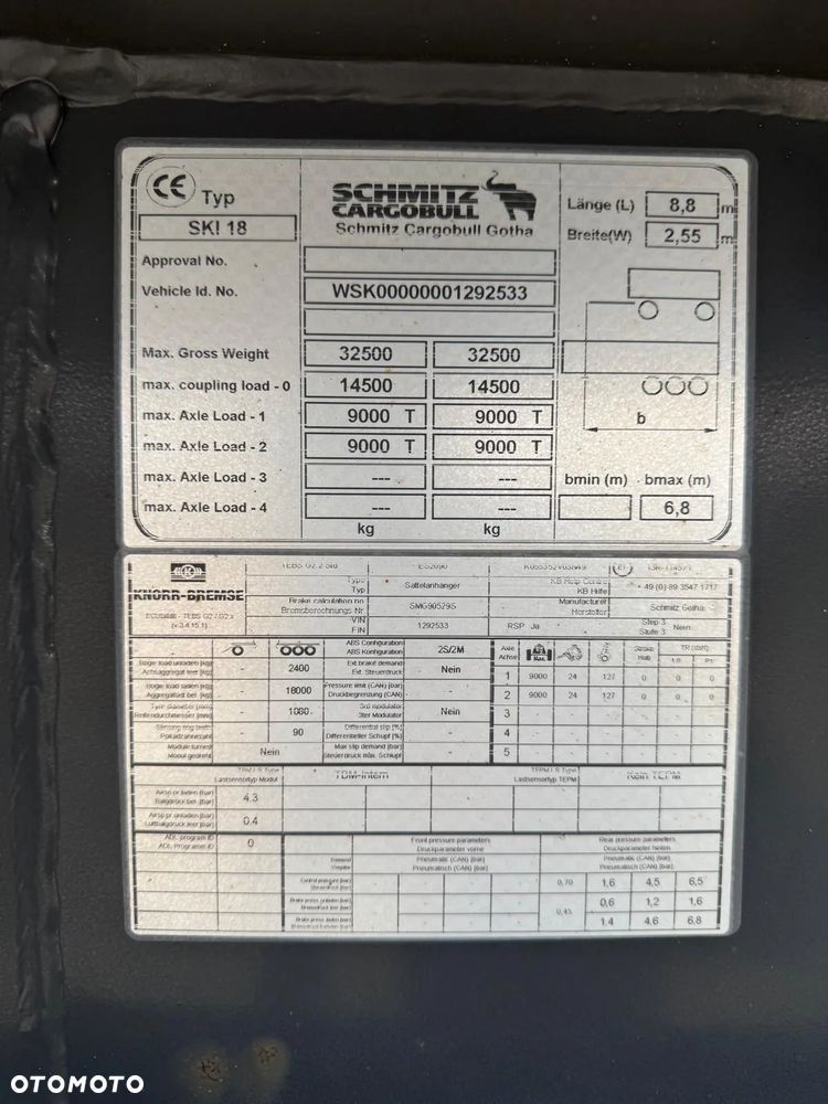 Schmitz Cargobull SKI 18 SL 7.2 - 6