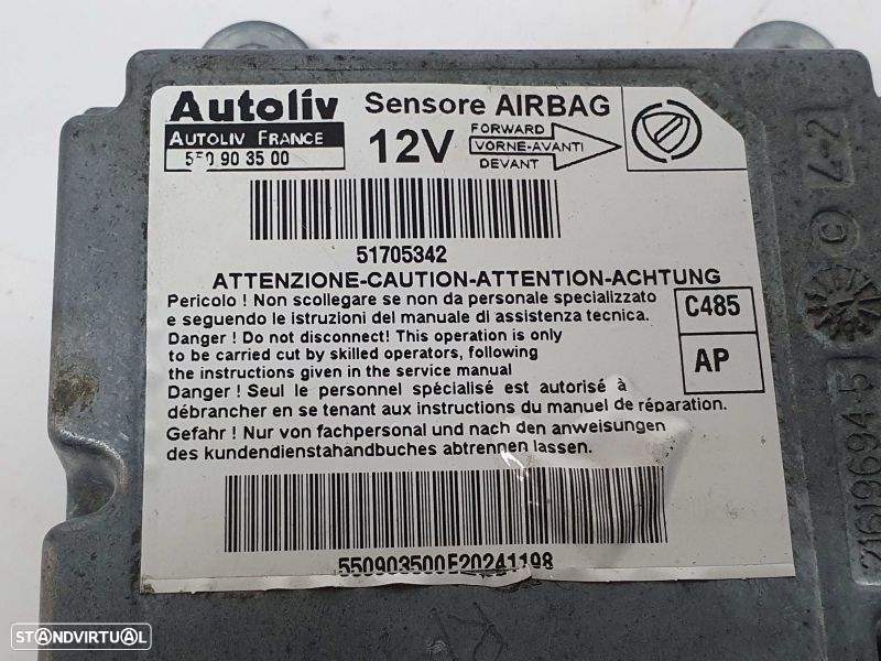 Centralina / Modulo Airbags Fiat Doblo Veículo Multiuso (119_, 223_) - 2