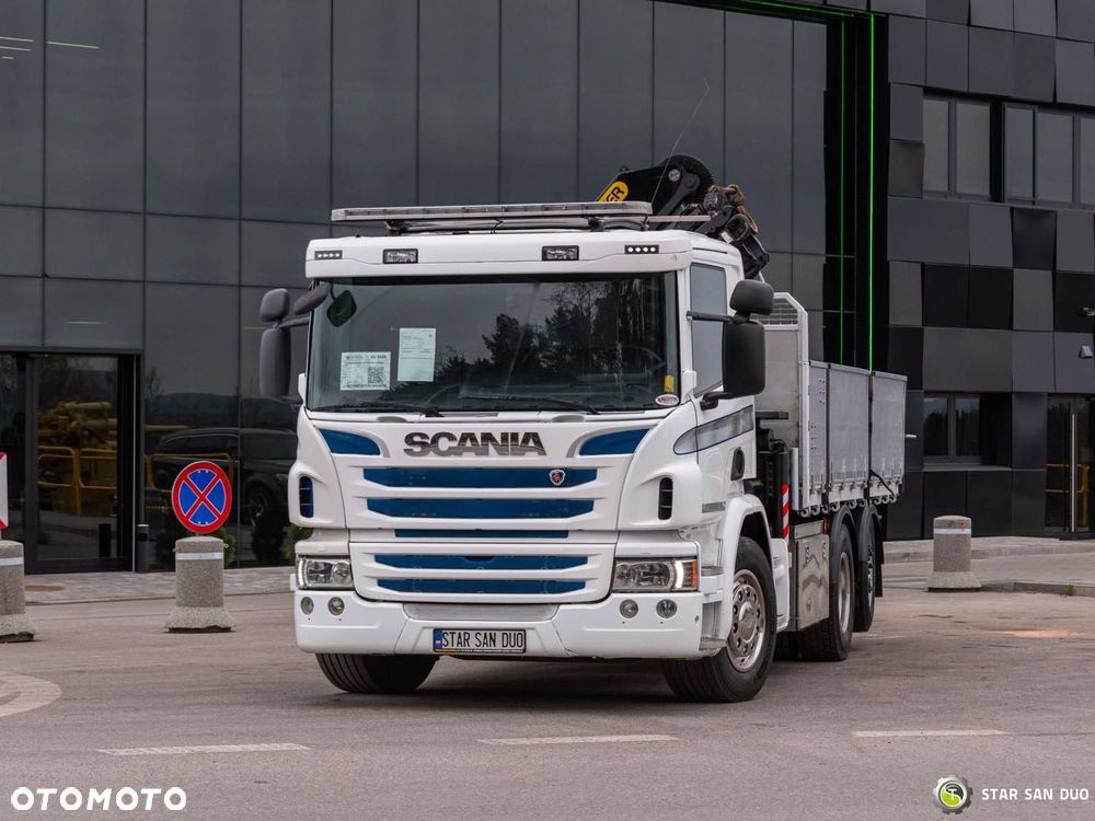 Scania P320 6x2 Palfinger PK 18002 EH HDS Żuraw Wywrotka - 12