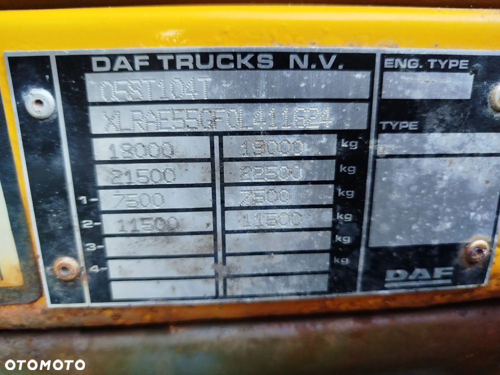DAF Lf 55 220 pługo piaskarka Duże koła 22,5" hakowiec wywrotka komunalny specjalny - 9