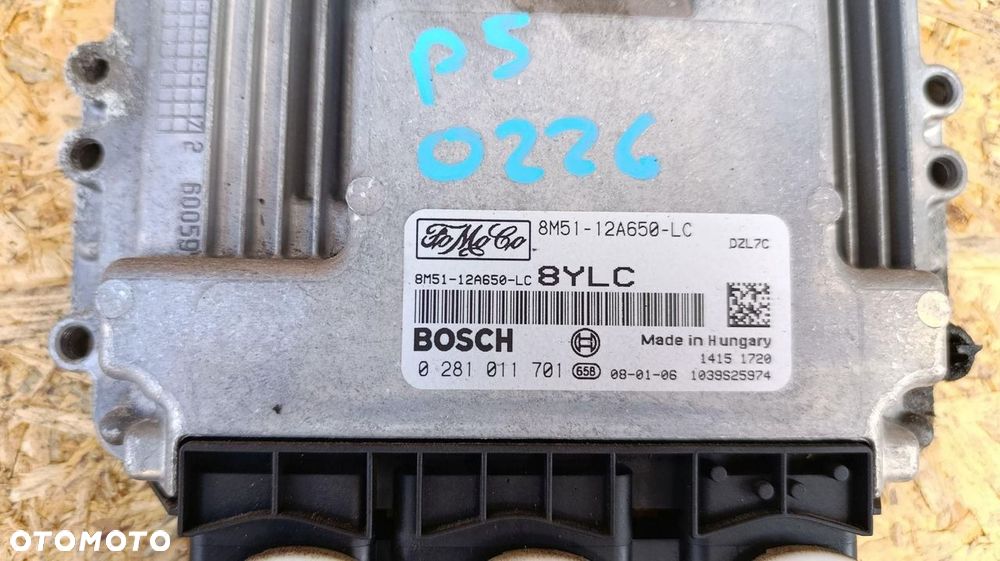 STEROWNIK SILNIKA KOMPUTER + WTYCZKI FORD C-MAX 1 I 8M51-12A650-LC - 2
