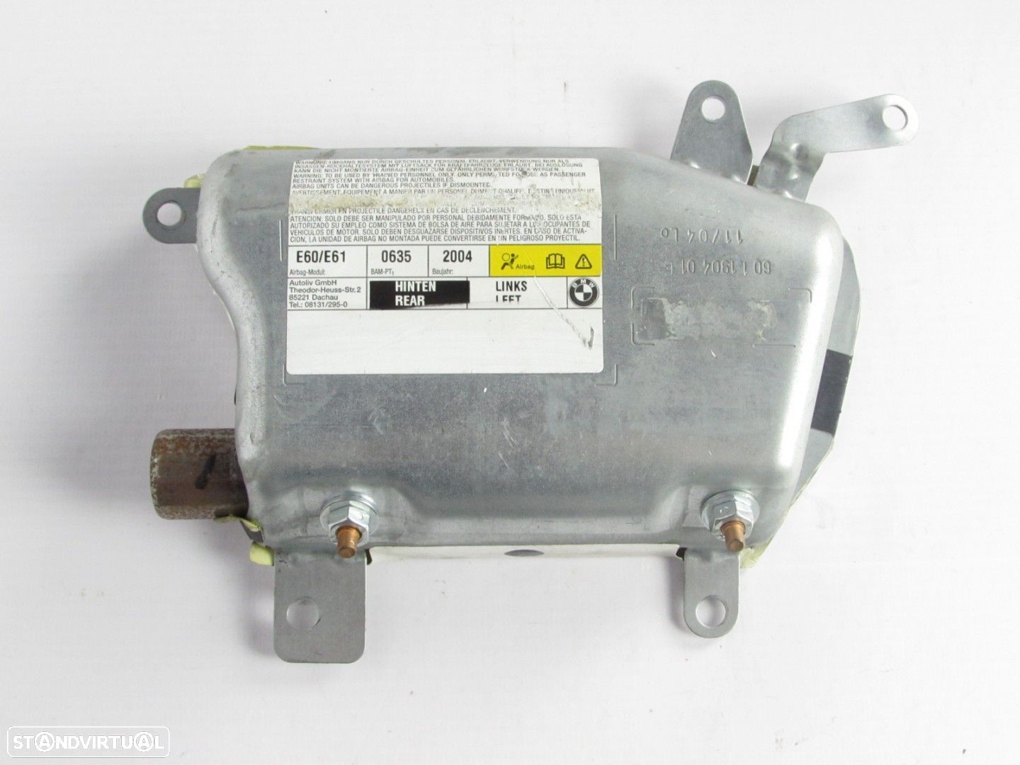 Airbag Porta Esquerdo/Trás Seminovo/ Original BMW 5 (E60)/BMW 5 Touring (E61) 72... - 1