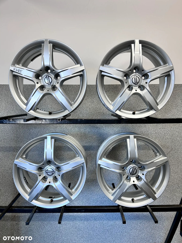 4 FELGI ALUMINIOWE NISSAN QASHQAI,JUKE,PULSAR,RENAULT MEGANE 3,4,SCENIC 16”ET40