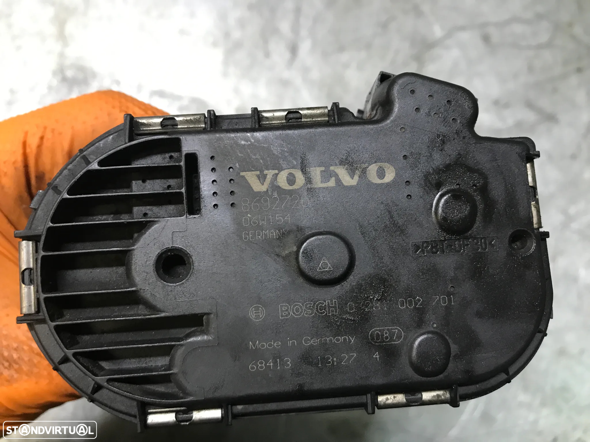 BORBOLETA DE ADMISSÃO VOLVO XC70 XC90 S60 2.4D 8692720 0281002701 - 4