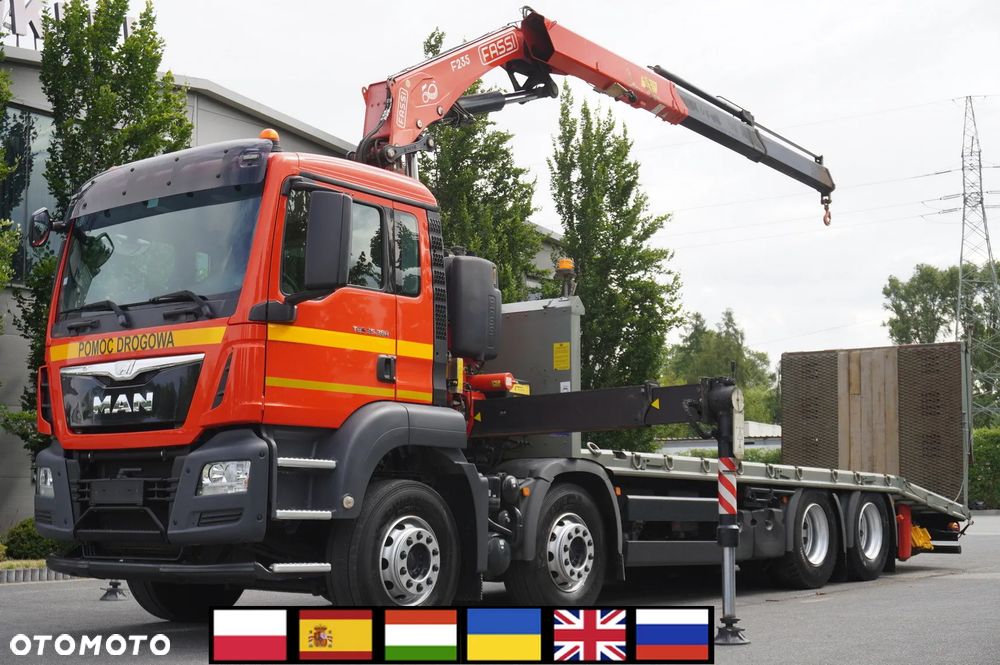 MAN TGS 35.360 E6 8×2 / HDS Fassi F235A.2.22 / pilot - 1