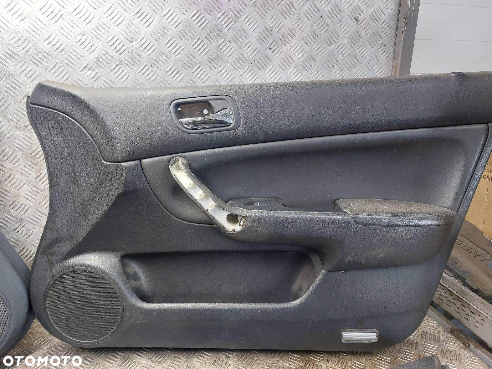 BOCZEK BOCZKI DRZWI KOMPLET HONDA ACCORD VII SEDAN CZARNA SKÓRA - 6