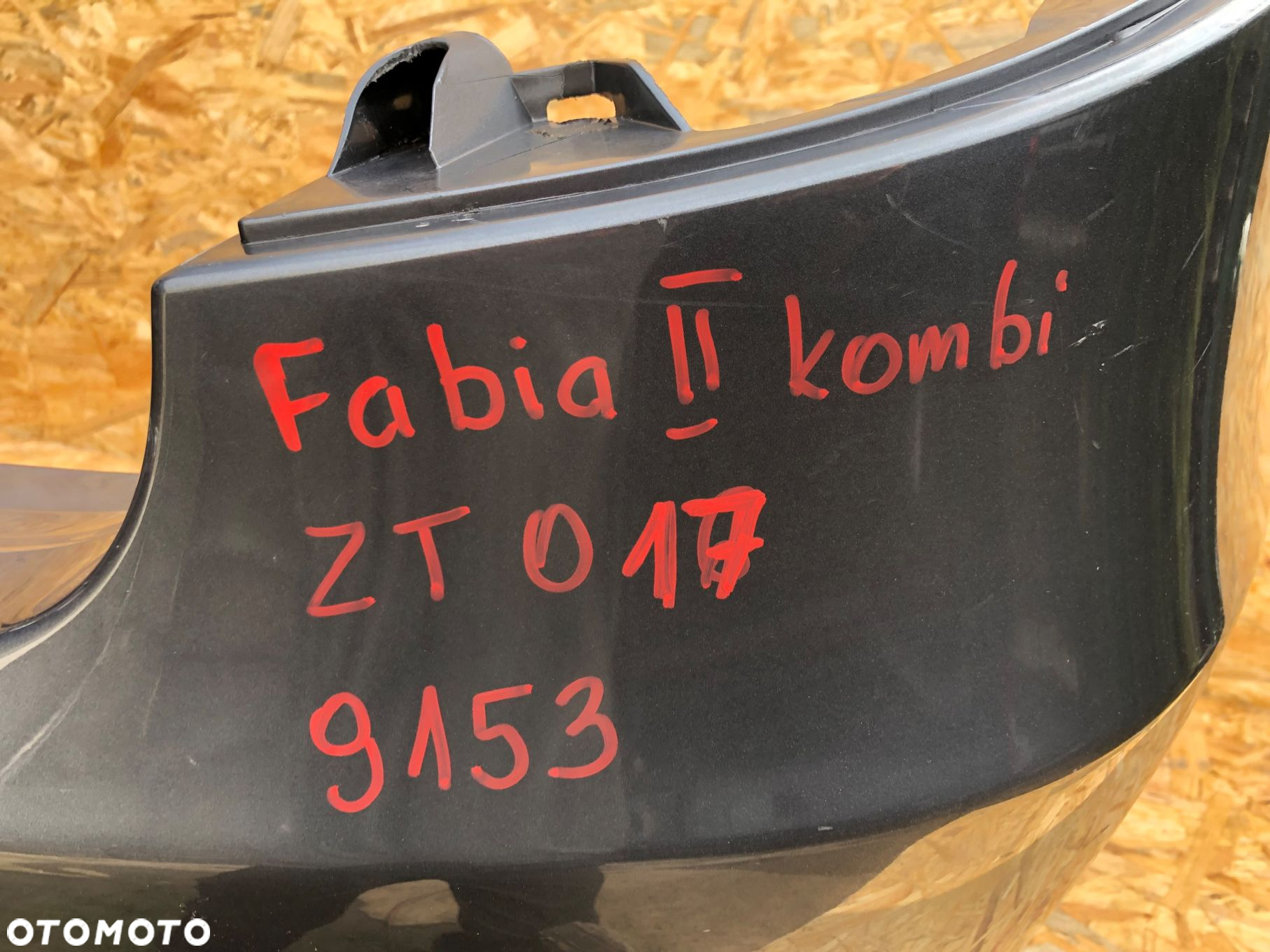 Skoda Fabia 2 II kombi 9153 zderzak tył - 6