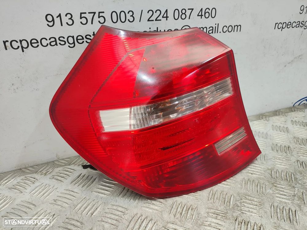 Farolins traseiros trás direito esquerdo originais BMW Serie 1 E81 E87 LCI de 2007 a 2011 - 14