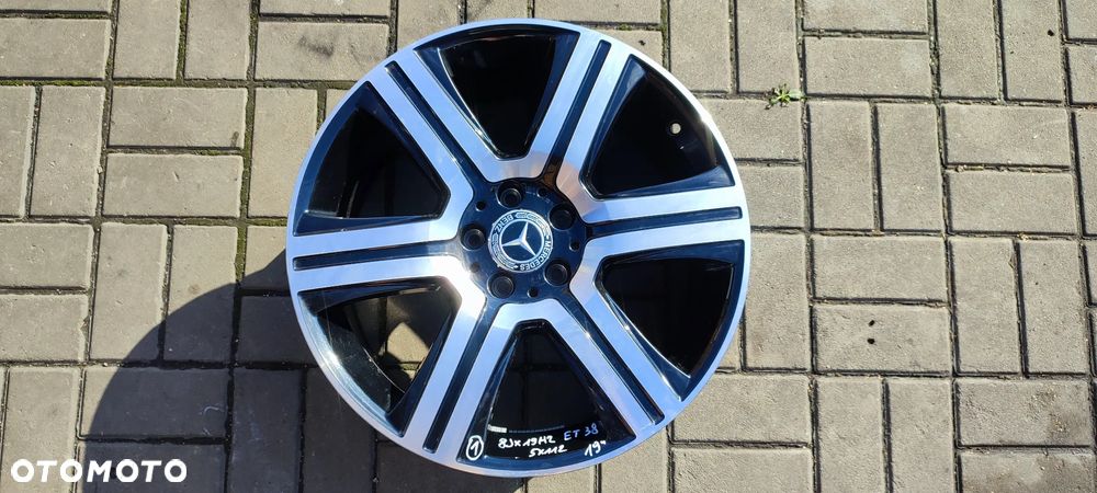 FELGI ALUMINIOWE 5x112 8Jx19 CALI ET38 fi 66.6 2534011600 MERCEDES E CLS GLK GLA GLC V KLASA VITO KOMPLET 4 SZTUKI - 2