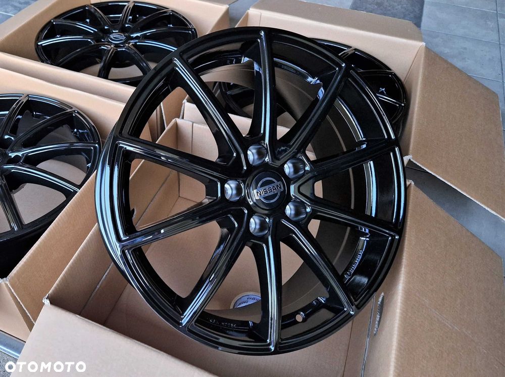 Alufelgi 18 5x114,3 Nissan Juke Qashqai Pulsar Leaf Primera Czarne 79#