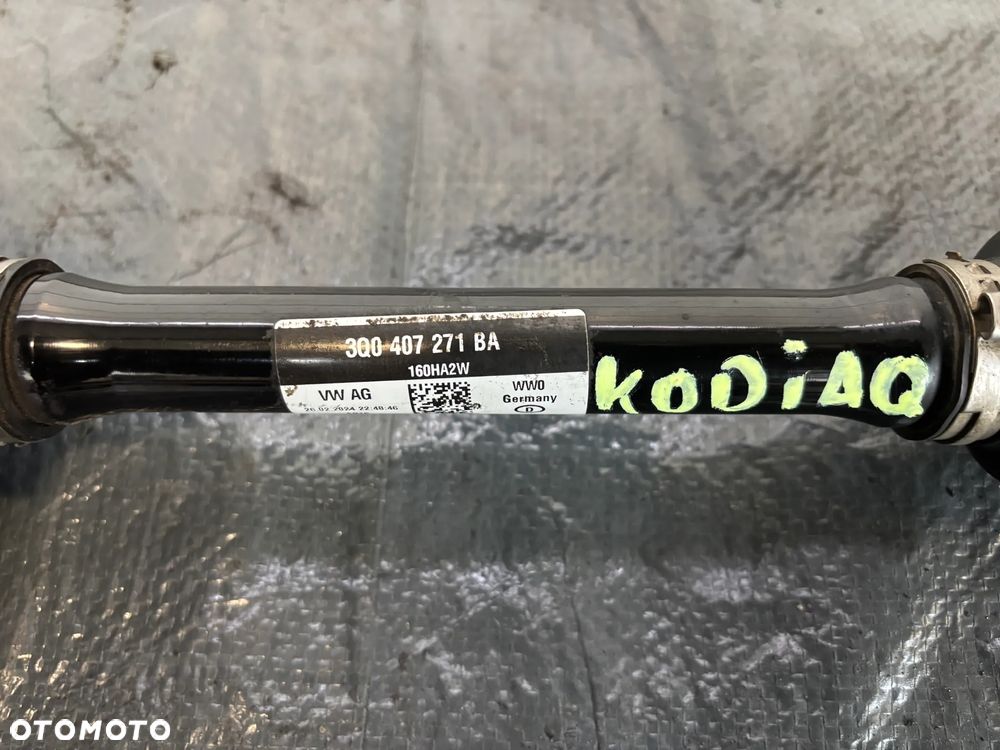 Skoda Kodiaq lift VW Tiguan II półoś lewa krótka przód 1,5 tsi 3Q0407271BA - 3