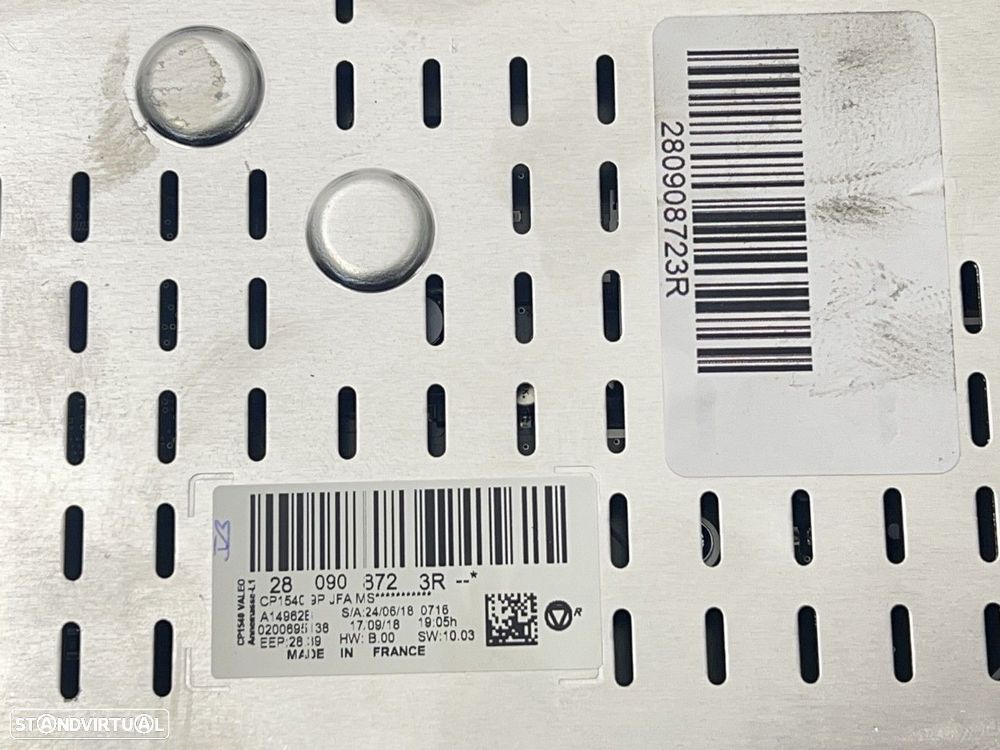 Rádio e Comando A/C RENAULT GRAND SCENIC IV REF. 280908723R - 3