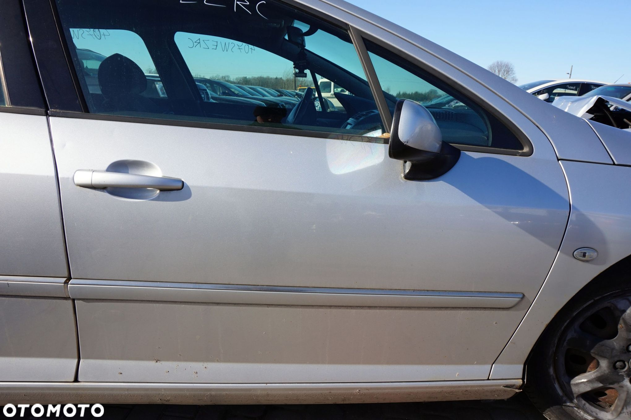DRZWI PRZEDNIE PRAWE 407 SW KOMBI EZRC  SREBRNY PEUGEOT 2004-2007 - 3