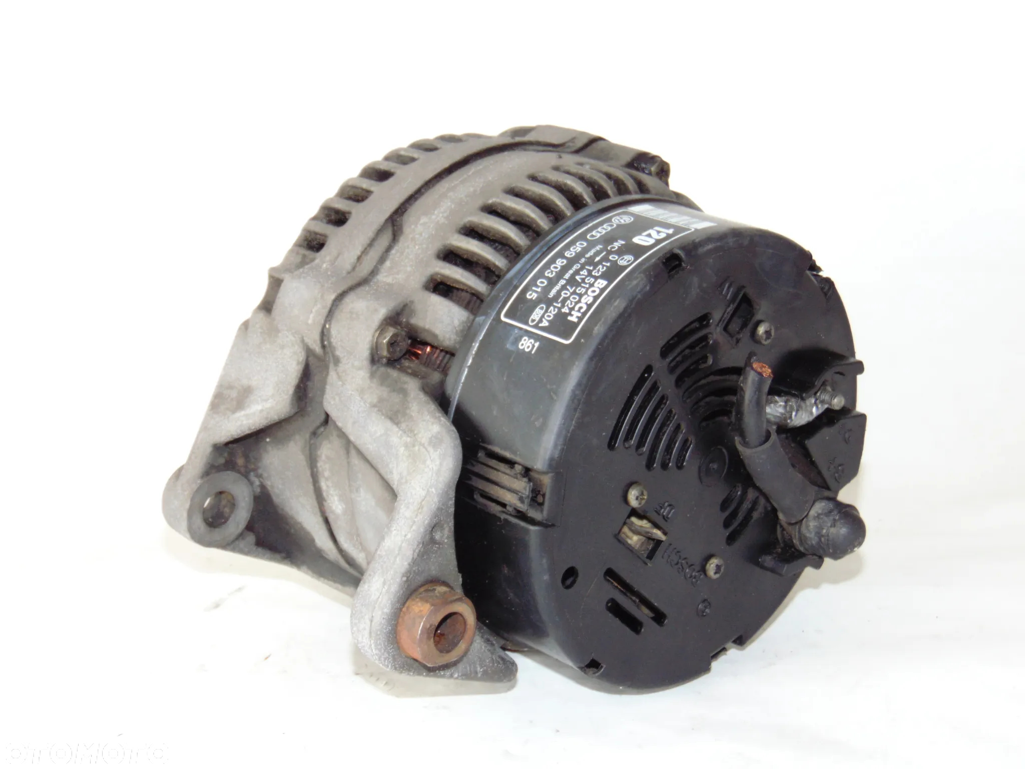 ORYGINAŁ alternator 0123515024 059903015 Audi A4 A6 C5 VW Volkswagen Passat B5 Skoda Superb I diesel 2.5 TDI V6 - 5