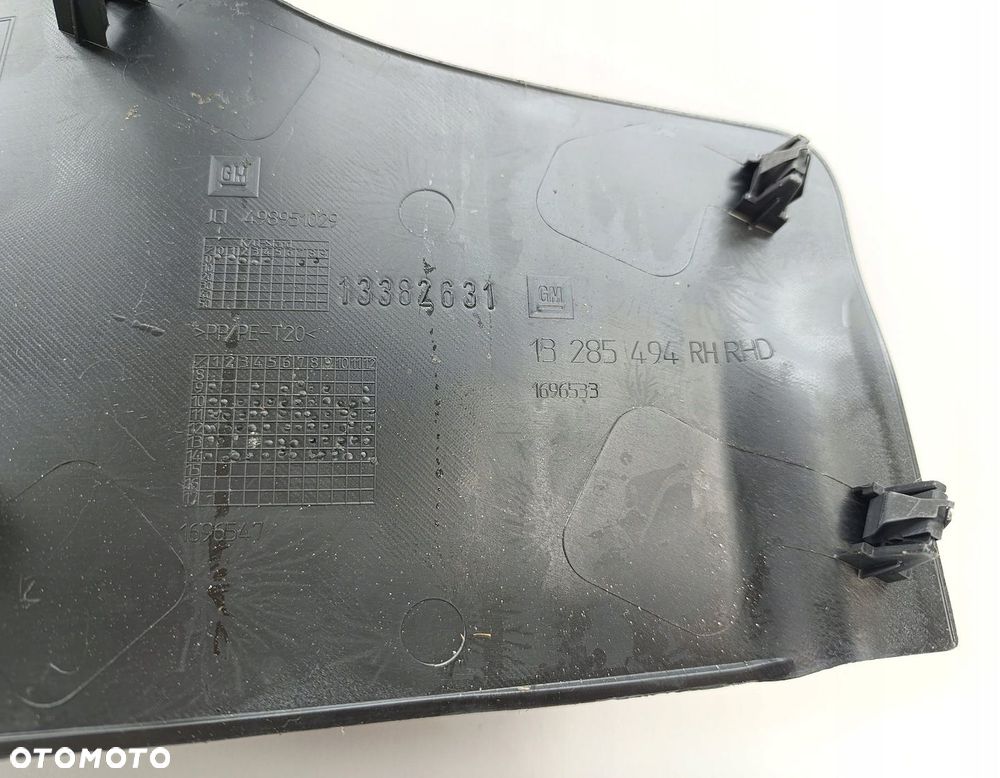 OSŁONA TUNELU DESKI OPEL ASTRA J 1.4 T 13382631 - 3