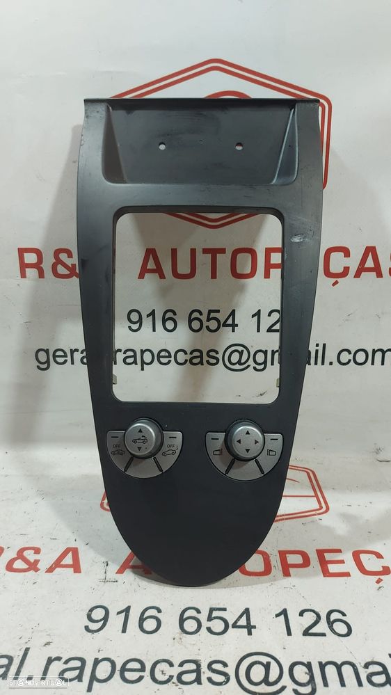 Consola Central Painel de Controlo Mercedes Benz R171 com Comandos da Capota e Reguladores de Retrovisores Original - 1