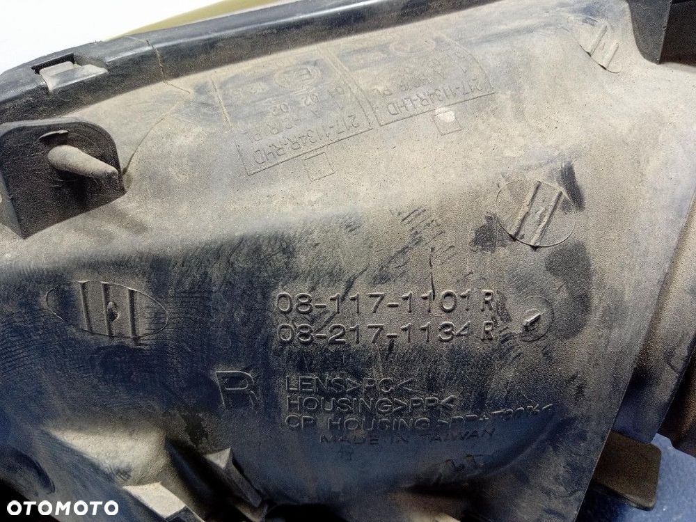 HONDA CIVIC VII ES SEDAN REFLEKTOR PRAWY LAMPA EU 317-1119R - 5