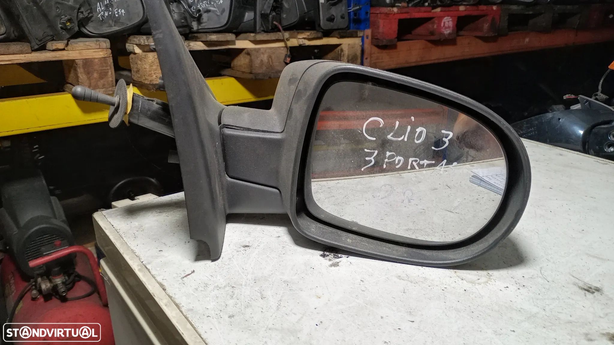 Retrovisor Renault Clio 3 Direito - 1