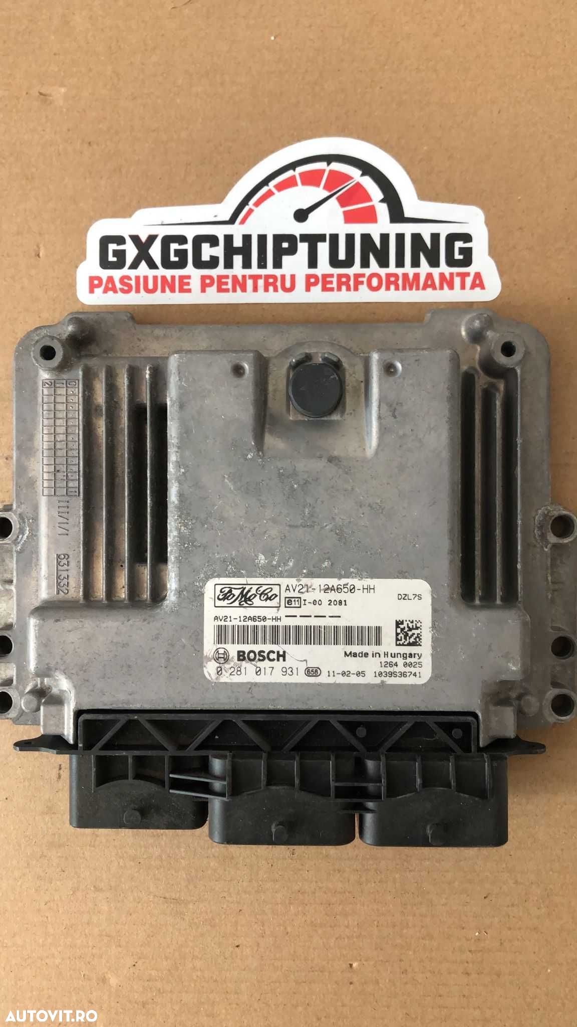 ECU Calculator motor Ford Fiesta 1.6 TDCI, cod 0281017931 - 1