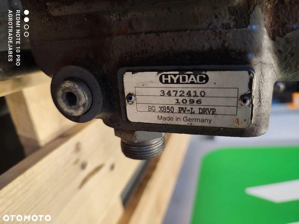 Rozdzielacz hydrauliczny HYDAC 3472395 FENDT 826 VARIO SCR - 10