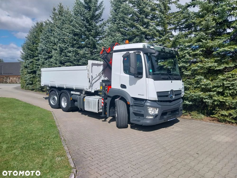 Mercedes-Benz 3-str. wywrotka z PALFINGER PK 19001 - 10