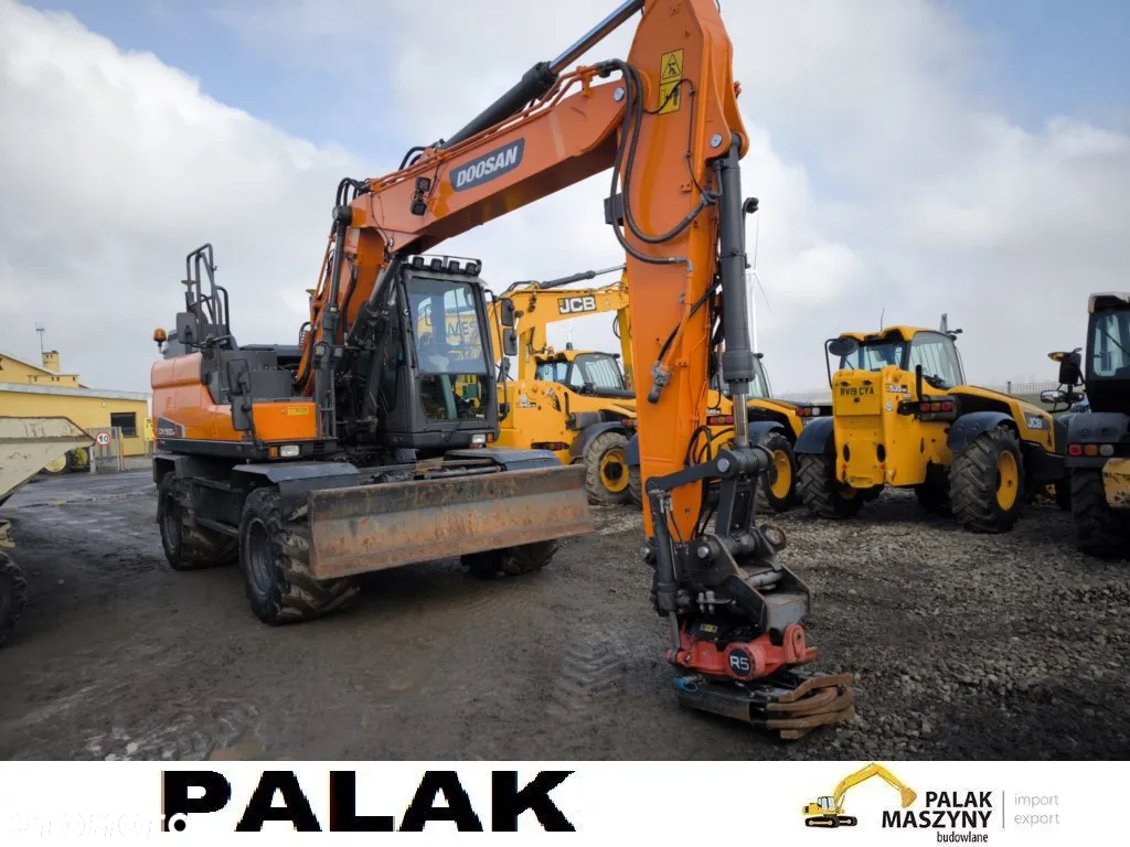 Doosan Koparka kołowa  DOOSAN DX160 W-5  +ROTATOR + GPS  , 2018 rok - 5