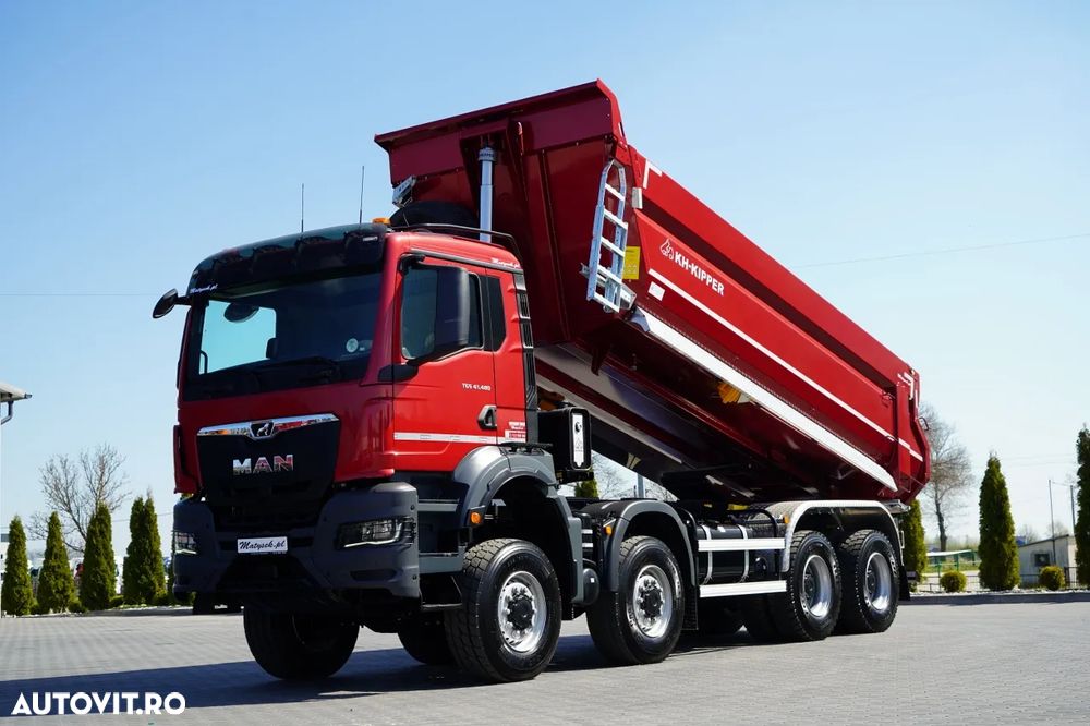 MAN TGS 41.480 / 8X6 / BASCULATOR / AUTOMAT / NOU-NOUȚ / ECHIPAMENTE FOARTE BOGATE / - 1