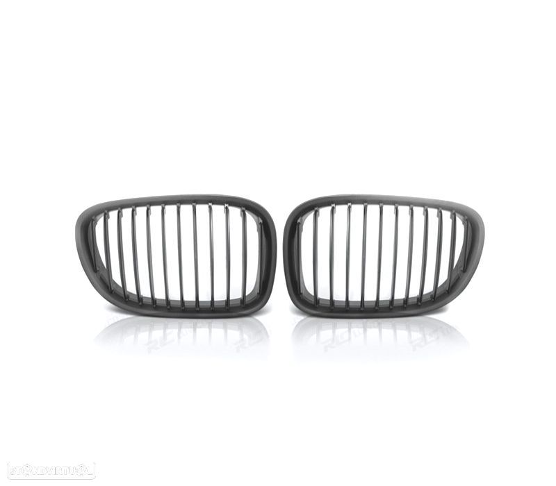 GRELHA FRONTAL BMW F01 PRETO FOSCO - 1