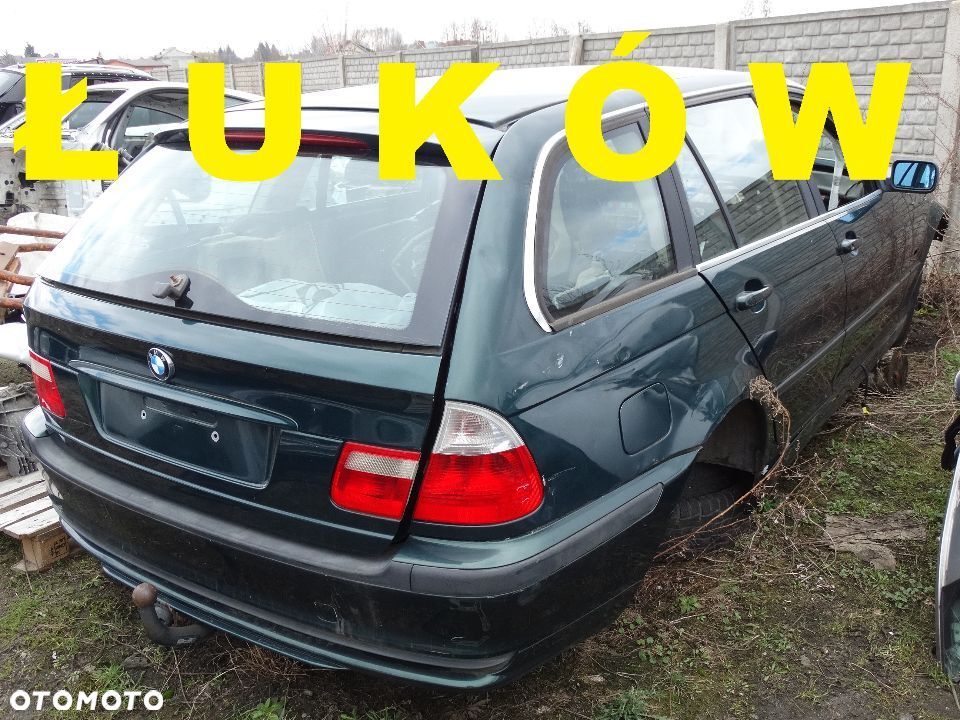 BMW E46 Kombi Touring Drzwi Prawy Przód Prawy Tył Zielone Farngruen Metallic 386 386/6 - 1