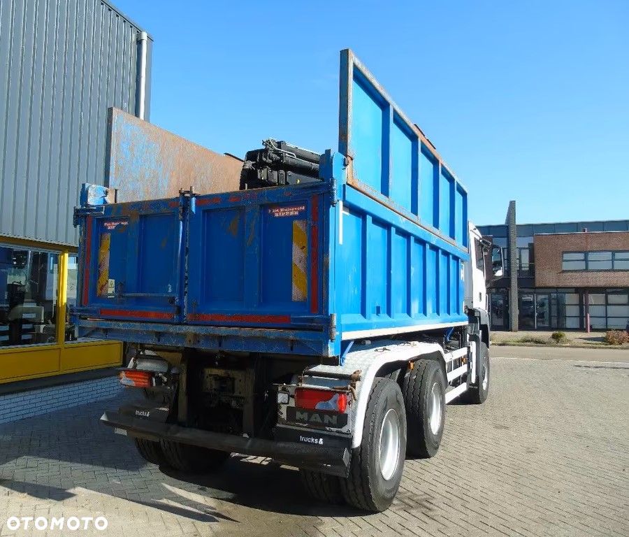 MAN TGS 26.400 6x6 – Wywrotka 3-stronna Meiller + Żuraw HIAB 166 E3 HIPRO – 429.222 km – Euro 4 - 40