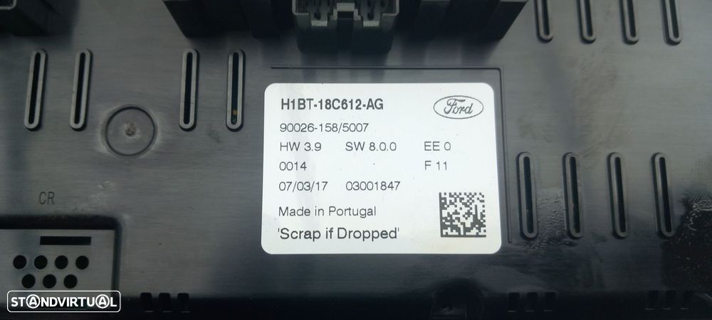 Botão / interruptor do AC FORD Fiesta VII (HJ, HF) - 4
