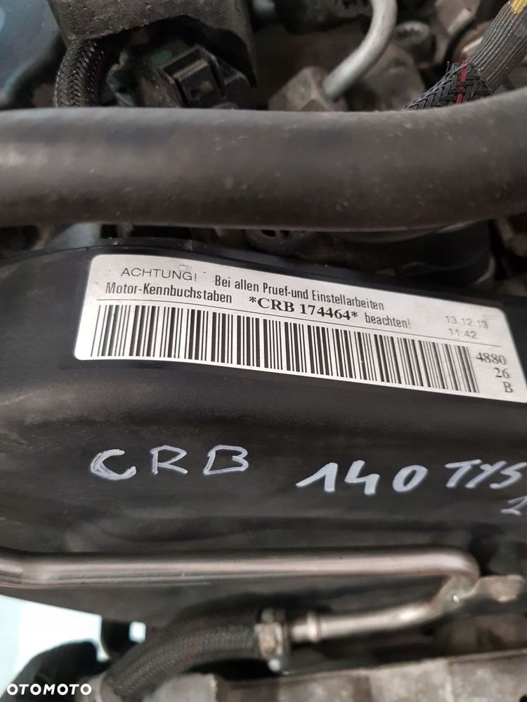 silnik kompletny vw seat audi 2.0 tdi 150km crb 140tys km - 7
