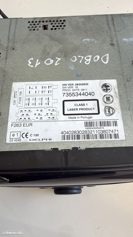 Auto Rádio Fiat Doblo - 2