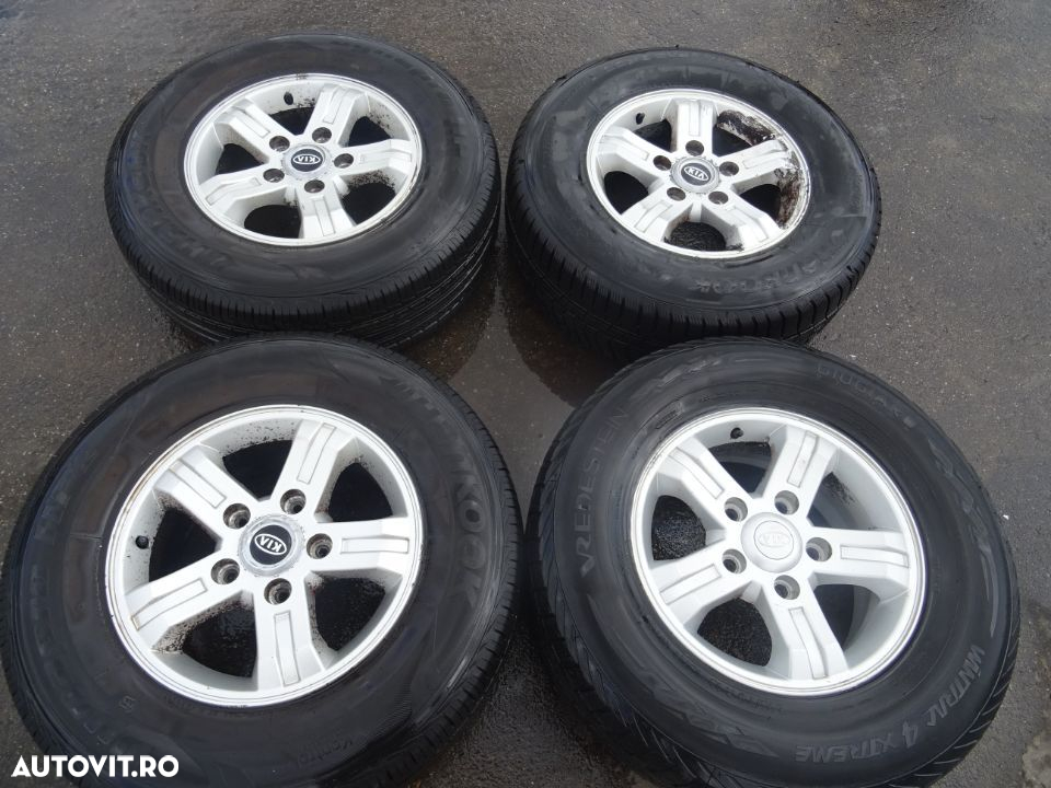 Vand Jante aliaj cu Cauciucuri M+S Kia Sorento 245/70 R16 din 2007 62910-3E580 - 3