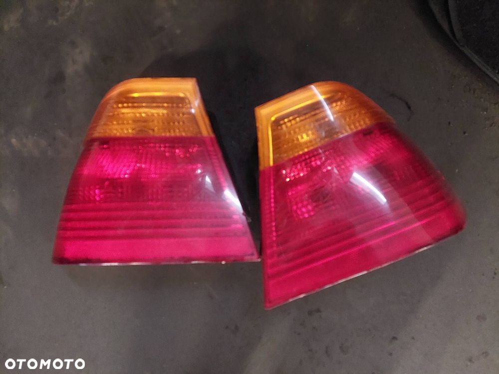 KOMPLETNY TYŁ KLAPA ZDERZAK LAMPY BMW E46 SEDAN 386/6 FARNGRUEN - 2