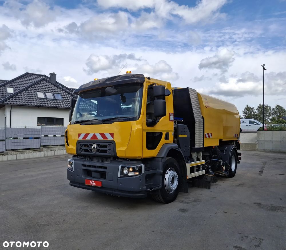 Renault C280 Zamiatarka SEMAT Zoeller FAUN Karcher 2 Silniki Rura Do Liści Listwy Ciśnieniowe Lanca 2 Zbiorniki Wody Szczotki L/R 2018r Euro 6 Motogodziny: 740MTH - 2