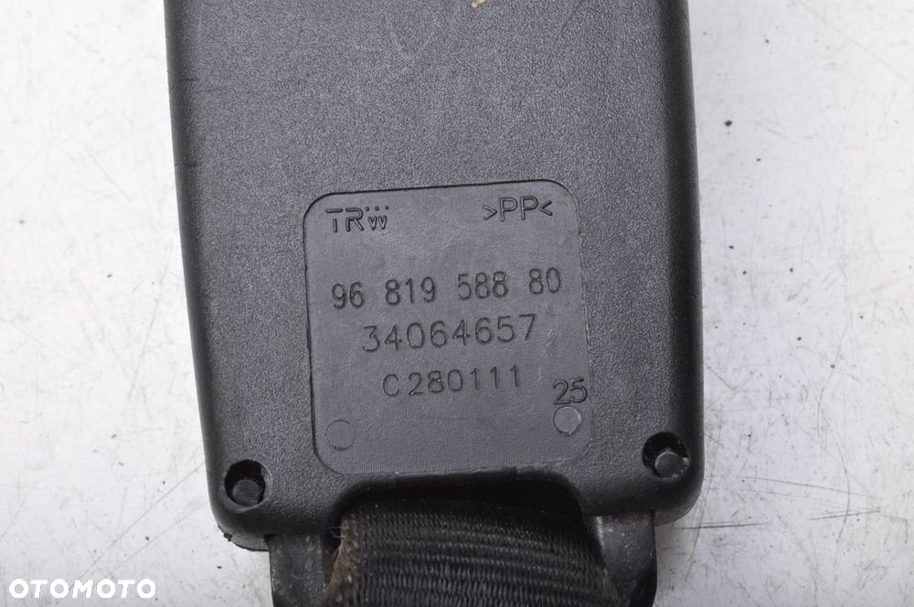 CITROEN DS3 ZAPIĘCIE PASÓW BEZPIECZEŃSTWA TYŁ 9681958880 - 4