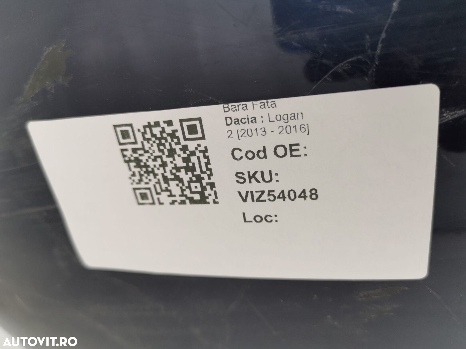 Bara Fata Dacia  Logan 2 2013 2014 2015 2016 Originala In Stare Buna - 7
