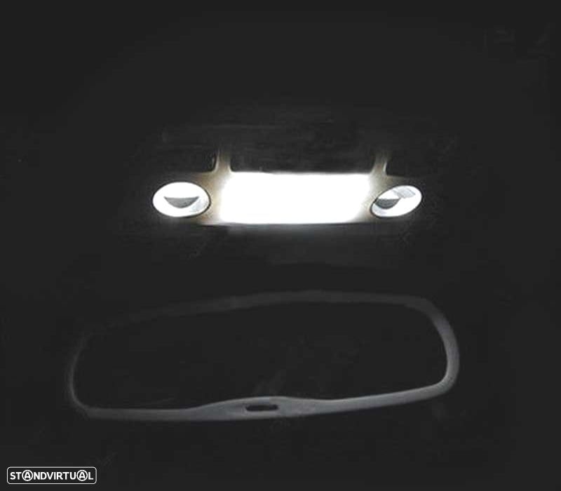 KIT COMPLETO 17 LAMPADAS LED INTERIOR PARA RENAULT LAGUNA GRANTOUR III 3 MK3 08-15 - 4