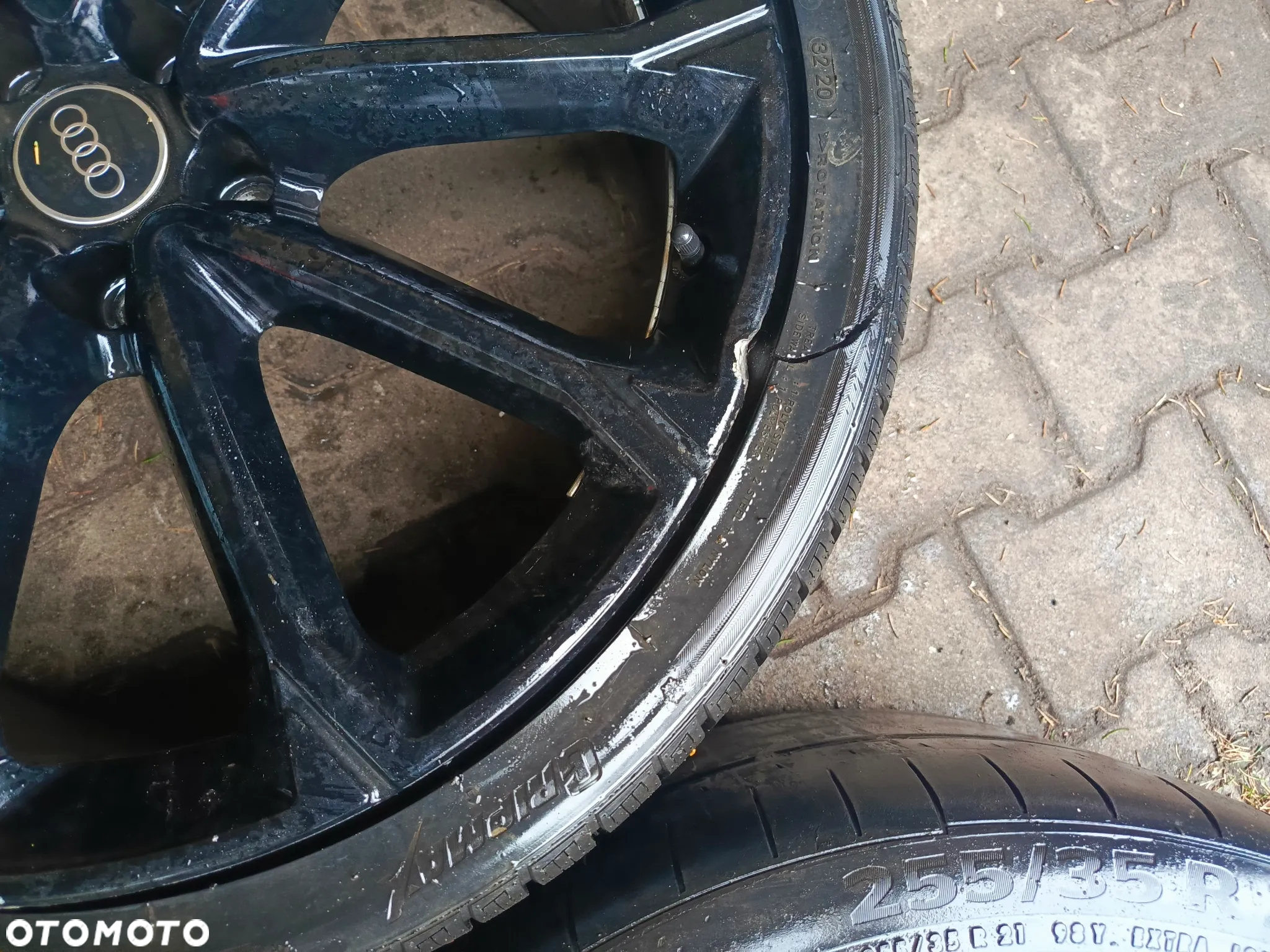 Alufelga aluminiowa Audi 83A601025AJ/AK/AH 8.5" x 21" 5x112 KOMPLET USZKODZONE - 5