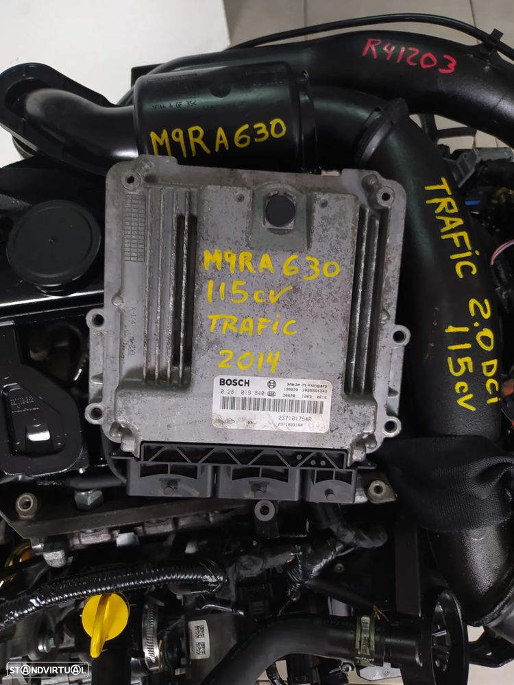 motor Renault Trafic 2.0DCI 115CV M9RA630 M9R630 caixa 6 velocidades PF6024 Nissan Primastar - Opel Vivaro - 12