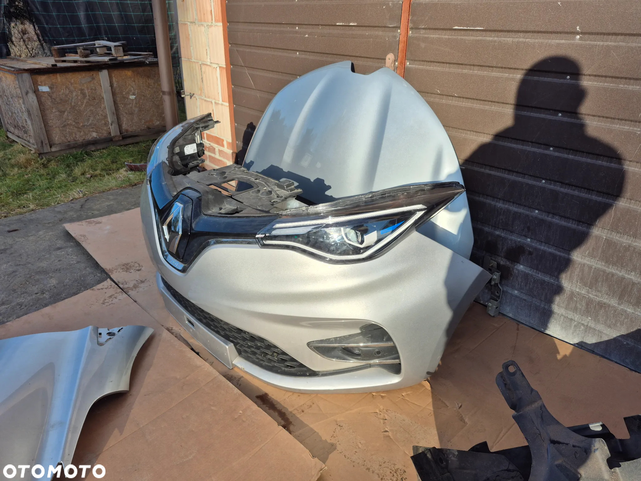 RENAULT ZOE II MASKA BŁOTNIK PRAWY PAS PRZEDNI CHŁODNICE LAMPY KOD LAKIERU TEKQA - 2