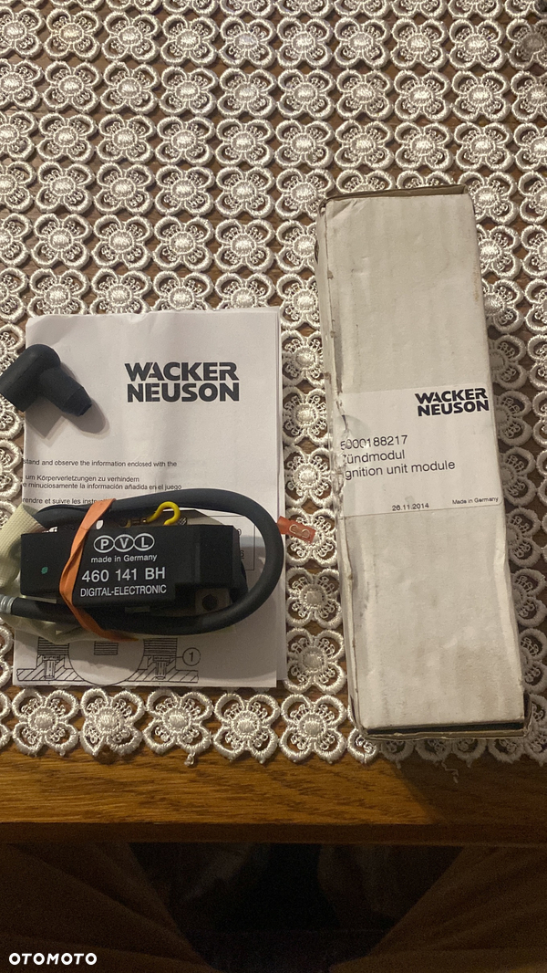 Wacker neuson bs skoczek stopa cewka zapłonowa zapłon silnika WM80