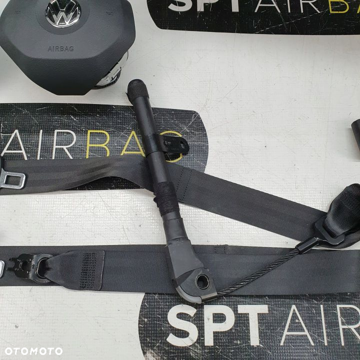 VW CADDY 2K7 DESKA ROZDZIELCZA KONSOLA KOKPIT PULPIT PODUSZKI AIRBAG AIR BAG PASY KIT SET - 11