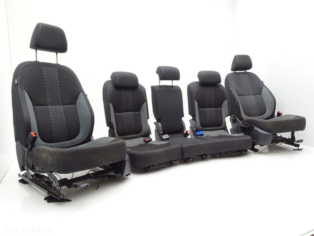 Komplet foteli kanapa tył prawy lewy tylna 8r0881105n skoda yeti i 5l - 2
