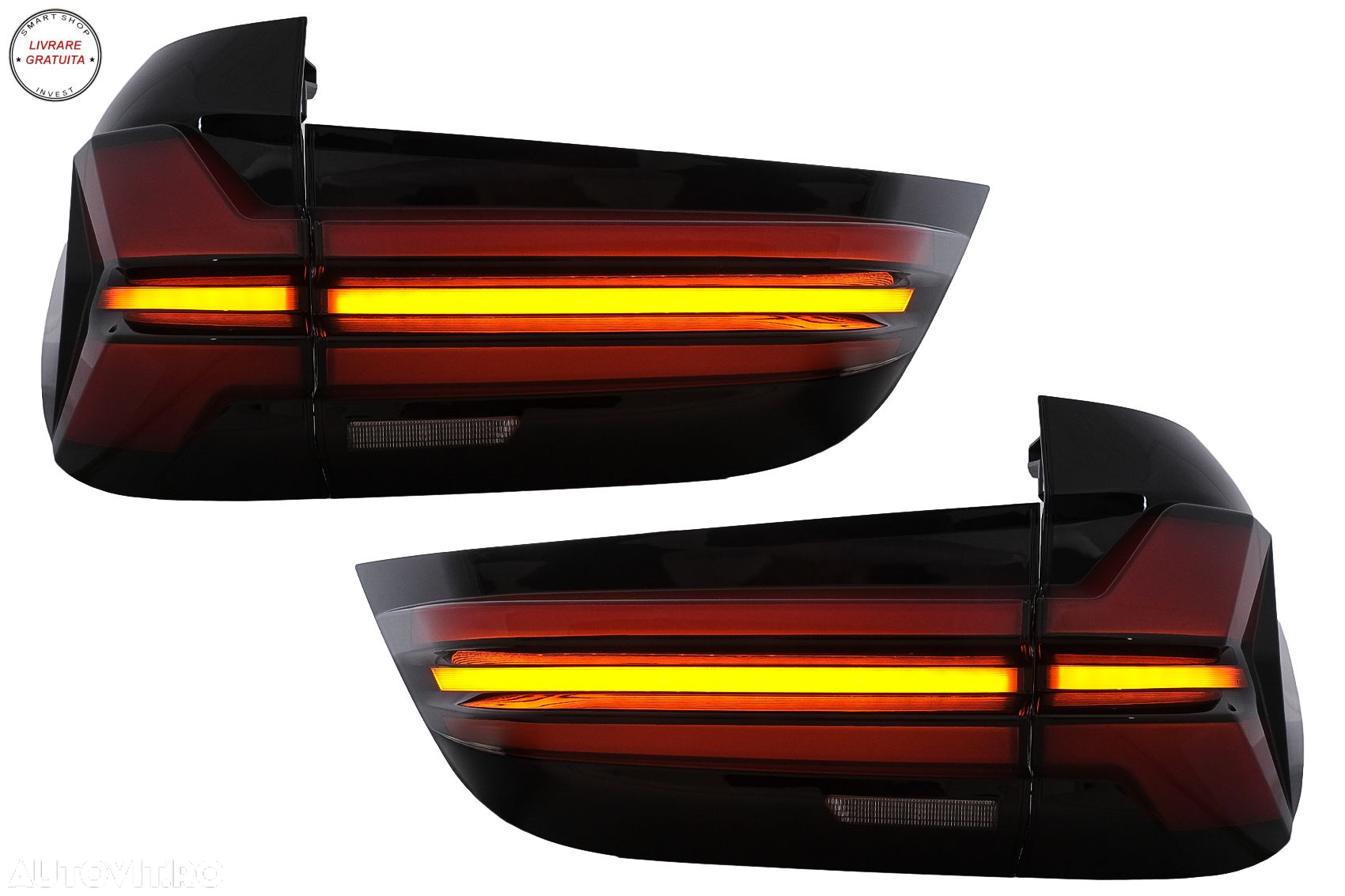 Stopuri Full LED BMW X5 F15 (2013-2018) Conversie la G05 Design- livrare gratuita - 6