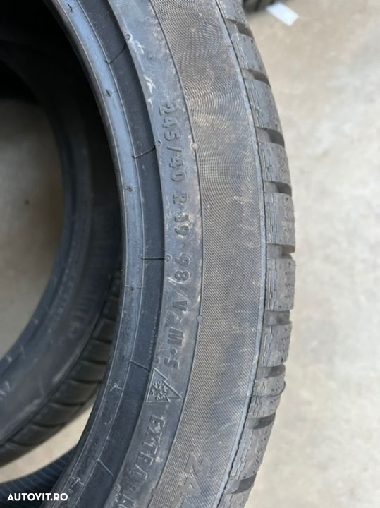 vând 2 anvelope 245/40/19 continental de iarnă ca noi - 6
