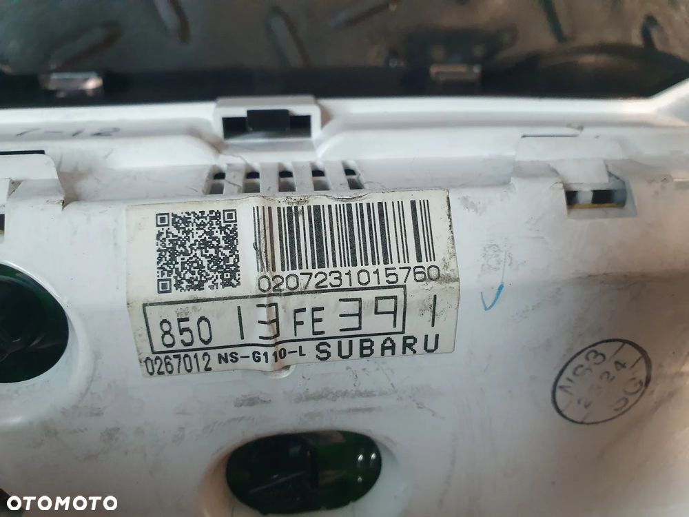 SUBARU IMPREZA 01-03 ZEGAR LICZNIK 85013FE391 AUTOMAT - 4