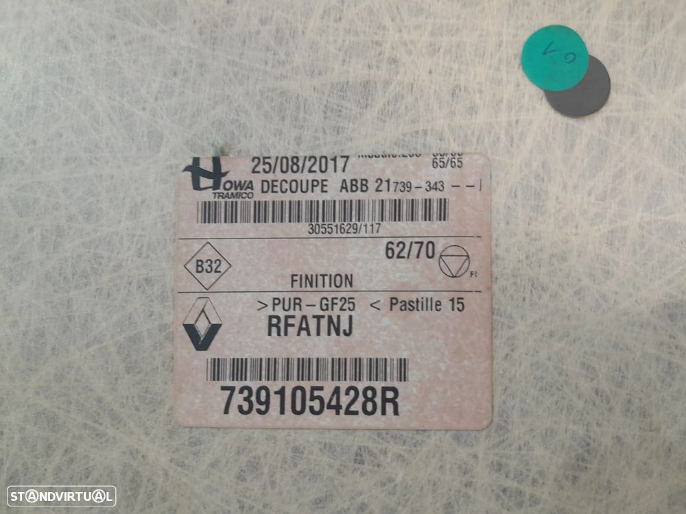 Conjunto Interior Cúpula Beje Renault Grand Scenic MK4 7 Lugares 739105428R - 8